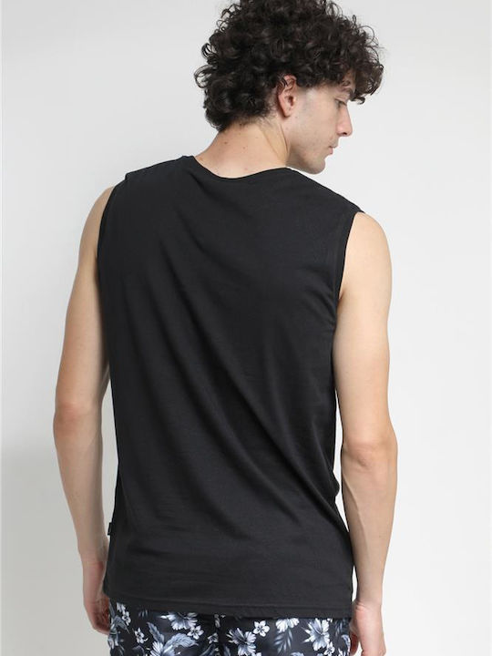 Double A Men's Short Sleeve Blouse Black