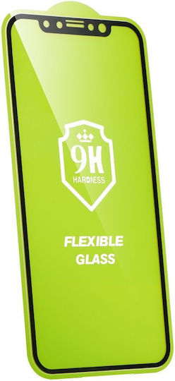 Bestsuit Flexible Hybrid 5D Full Glue Full Face Tempered Glass Black (iPhone 14 Pro)