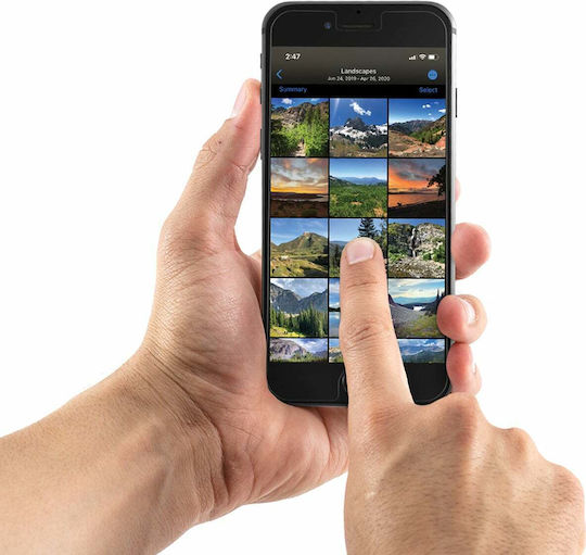 Zagg InvisibleShield Elite VisionGuard+ Vollflächig gehärtetes Glas (iPhone SE 2022 / 2020 / 8 / 7)