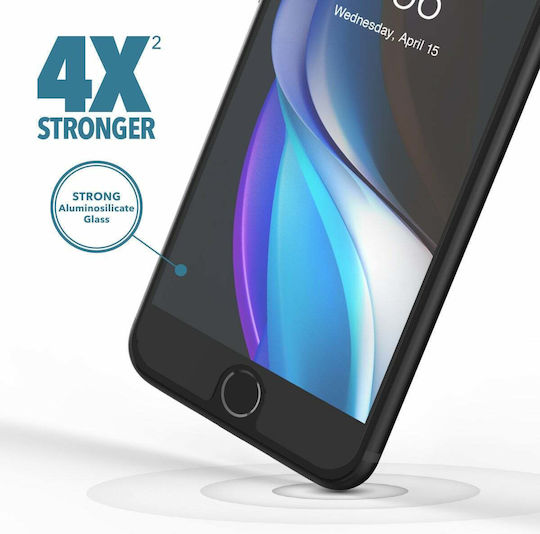 Zagg InvisibleShield Elite VisionGuard+ Vollflächig gehärtetes Glas (iPhone SE 2022 / 2020 / 8 / 7)