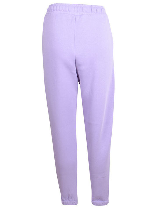 High Waist Sweatpants Jogger Purple
