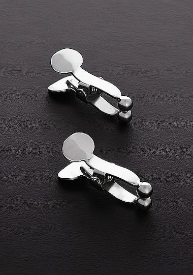 Triune Balls Pincher Nipple Clamps Cleme pentru Sfârcuri în Culoare Gri