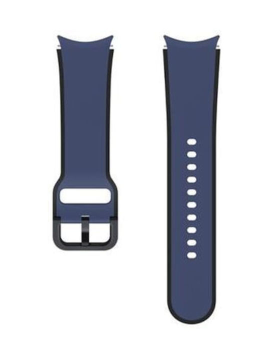 Samsung Twotone Sport Band Λουράκι Σιλικόνης Navy Μπλε (Galaxy Watch4/5/6/7/FE/4 Classic/6 Classic/5 Pro)