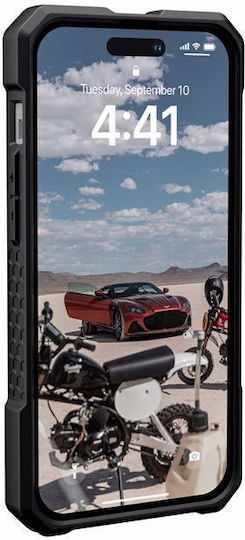 UAG Monarch Pro Umschlag Rückseite Aramid Fiber 2mm Kevlar Black (iPhone 14 Pro)