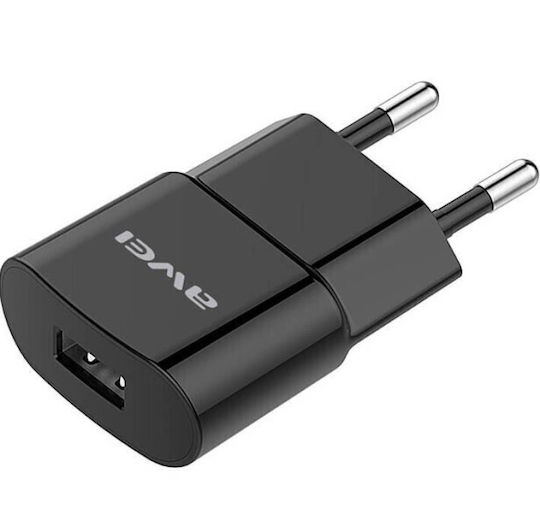 Awei с USB-A порт и кабел USB-C Черен (C-831)