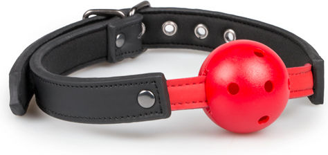 Easytoys Ball Gag With PVC Ball Gag in Red Color