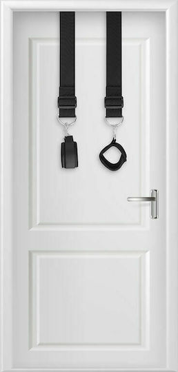 Darkness Bondage Door Cuffs Σετ για Δέσιμο σε Πόρτα σε Μαύρο Χρώμα