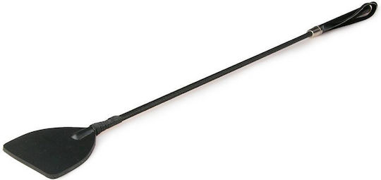 Easytoys Crop Whip Leather Paddle in Schwarz Farbe