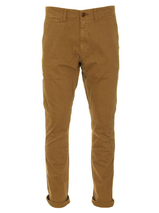 D2 Ovin Officers Pantaloni Bărbați Chino Slim Fit Sand Stone
