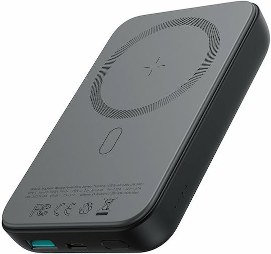 Joyroom JR-W020 MagSafe Power Bank 10000mAh 20W με Θύρα USB-A και Θύρα USB-C Power Delivery Μαύρο