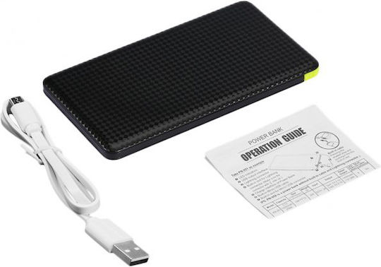 KLGO KP-61 Power Bank 6000mAh με Θύρα USB-A Μαύρο