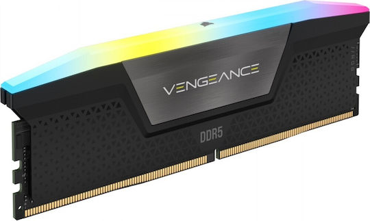 Corsair Vengeance RGB DDR5 32GB RAM με 2x16GB Modules και