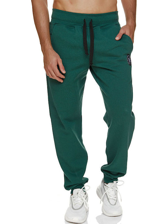 Sweatpants with Elastic Dark Green
