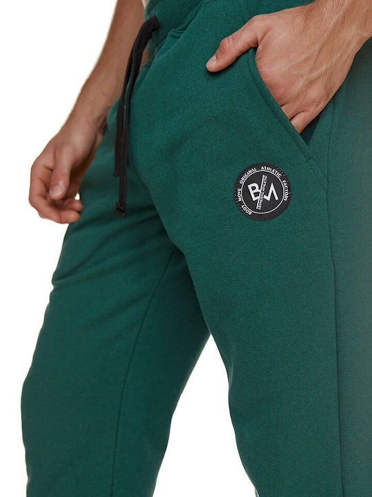Sweatpants with Elastic Dark Green