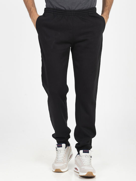 Herren-Sweatpants mit Gummizug Schwarz