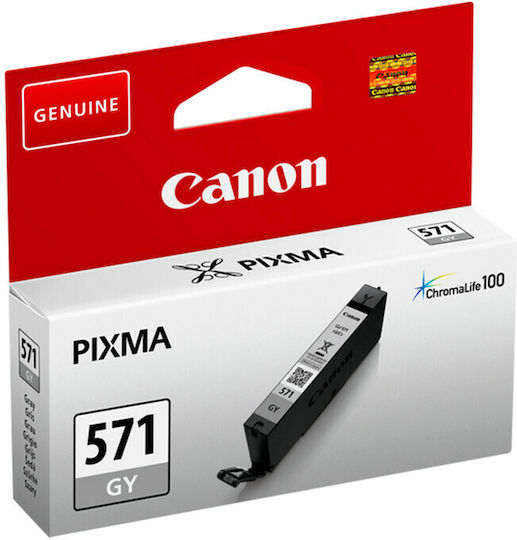 Canon CLI-571 Γνήσιο Μελάνι Εκτυπωτή InkJet Γκρι (0389C001)