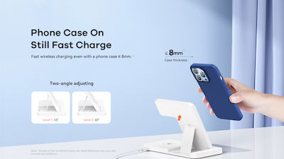 Remax Wireless Charger (Qi Pad) 22W Blue (RP-W60)