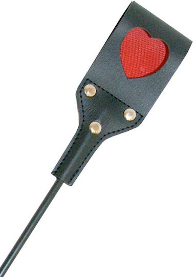 Sportsheets Sex & Mischief Heart Impression Crop Paddle σε Μαύρο Χρώμα