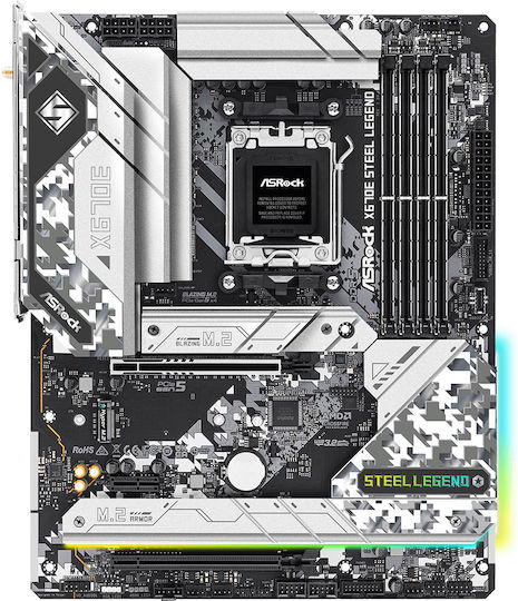 ASRock X670E Steel Legend Wi-Fi Motherboard ATX με AMD AM5 Socket