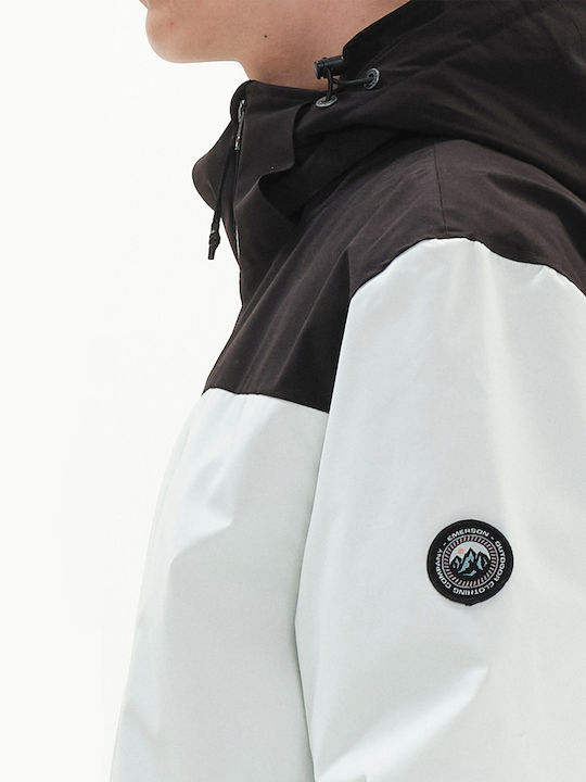 Winter Jacket Ice White / Black