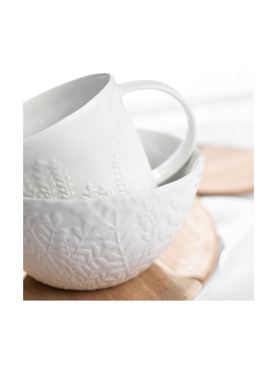 Raeder Mix & Match Serving Bowl Round made of Porcelain White with Diameter 13.5cm