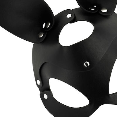 Coquette Vegan Leather Mask Bunny Ears