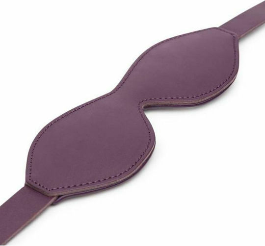 Fifty Shades of Grey Freed Cherished Collection Leather Blindfold BDSM Mask in Gray Color
