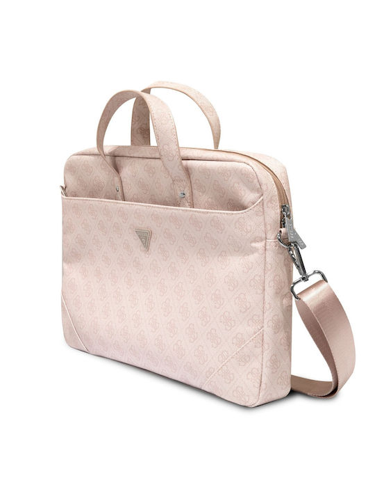 Guess Shoulder / Handheld Bag for 16" Laptop Pink GUCB15P4TP