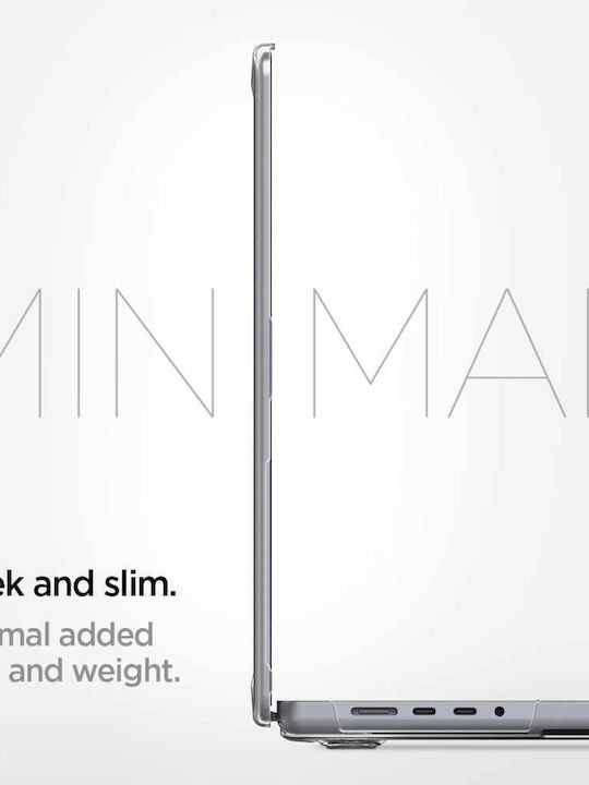 Spigen Sgp Thin Fit Case Apple Macbook Pro 16 M4 Pro M4 Max 2024 M3 Pro M3 Max M2 Pro M2 Max M1 Pro M1 Max 2023/2021 Transparent Acs04210