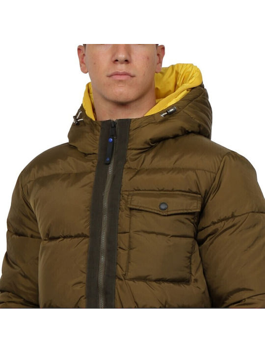 Winter Jacket Puffer Khaki