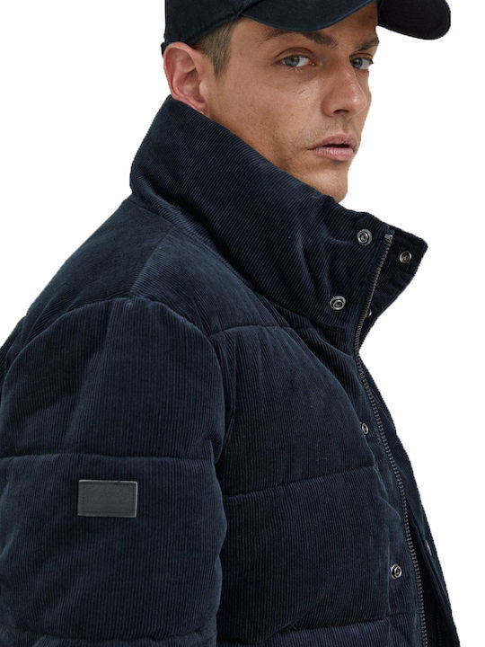 Winter Jacke Puffer Marineblau