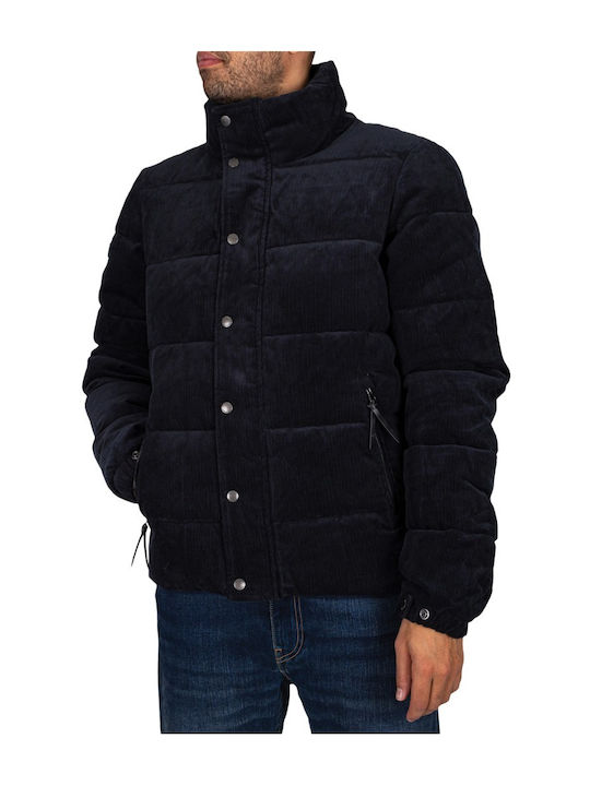 Winter Jacke Puffer Marineblau