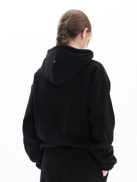 Basehit Women's Hooded Sweatshirt Black