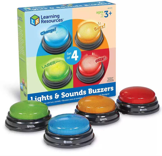 Learning Resources Lights and Sounds Buzzers Εκπαιδευτικό Παιχνίδι Γνώσεων για 3+ Ετών