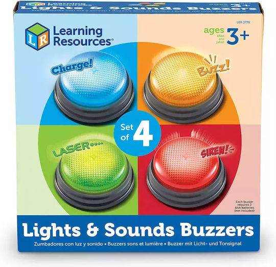 Learning Resources Lights and Sounds Buzzers Εκπαιδευτικό Παιχνίδι Γνώσεων για 3+ Ετών