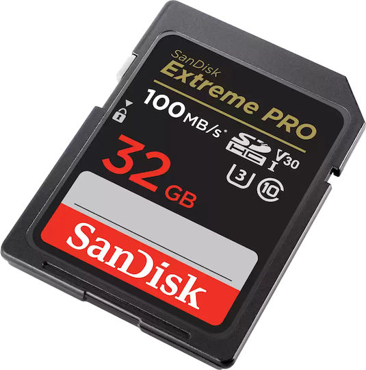 Sandisk Extreme Pro SDHC 32GB Class 10 U3 V30 UHS-I