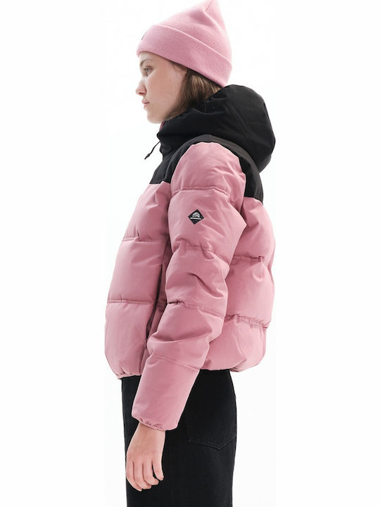 Scurtă Jachetă de femei Puffer Roz