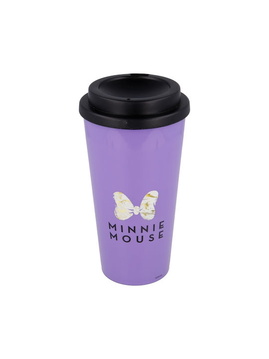 Stor Minnie Κούπα Πλαστική Μωβ 520ml