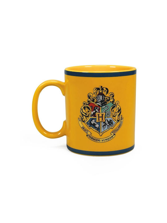 Half Moon Bay Hufflepuff Κούπα Κεραμική Κίτρινη 400ml