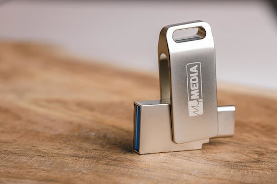 Verbatim MyMedia My Dual 64GB USB 3.2 Stick with connection USB-A & USB-C Silver
