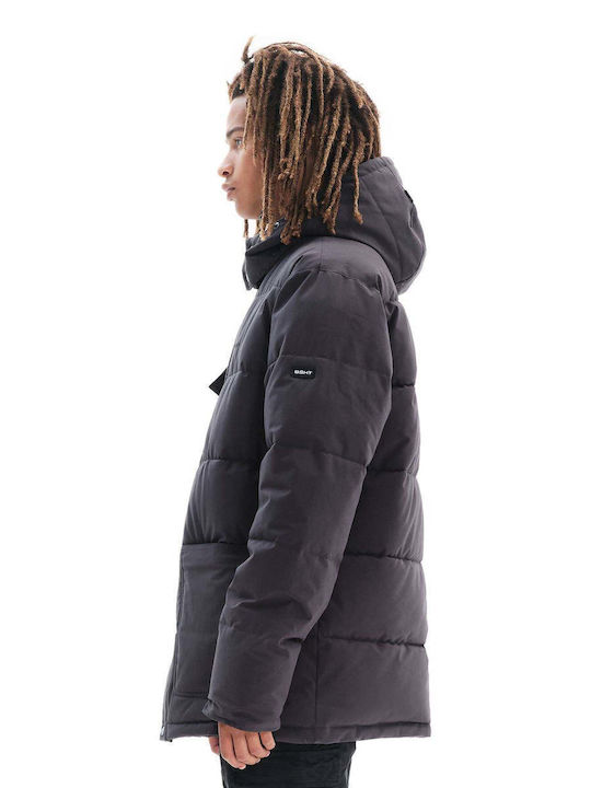 222.BM10.67 Winter Puffer Herren Jacke Ebony