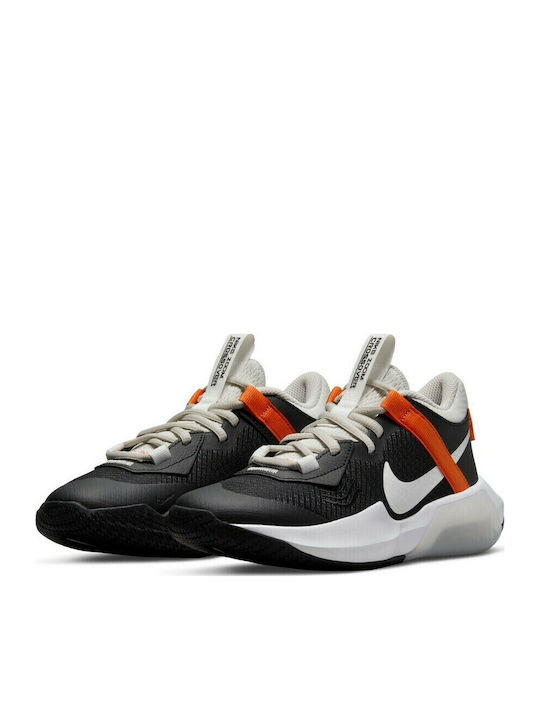 Air Zoom Kinder Sportschuhe Basketball mit Schnürsenkeln Schwarz