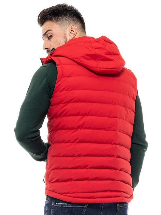 Splendid Ärmellos Herren Jacke Lässig Rot