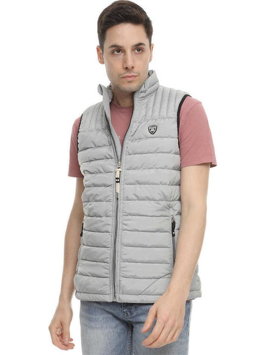 Sleeveless Jacket Puffer Gray