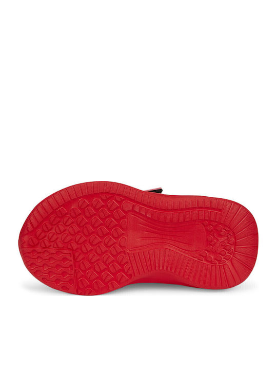 Transport Ac Kids Sports Shoes Running with Hoop & Loop Closure Red