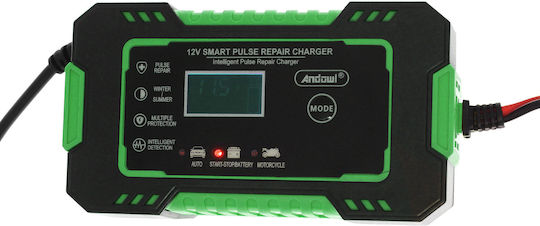 Andowl Q-DP9921 Car Battery Charger 12V Green