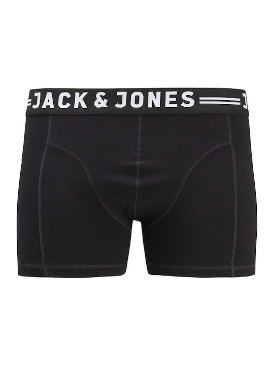 Jack & Jones Ανδρικά Μποξεράκια Μαύρα 3Pack