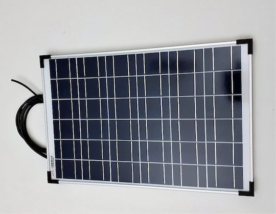 HM43031 Polykristallin Solarmodul 30W 12V 525x345x25mm