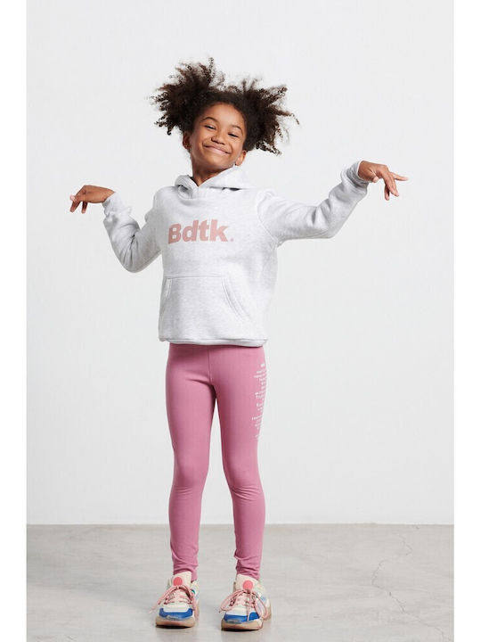 Kids Sweatshirt with Hood and Pockets Gray