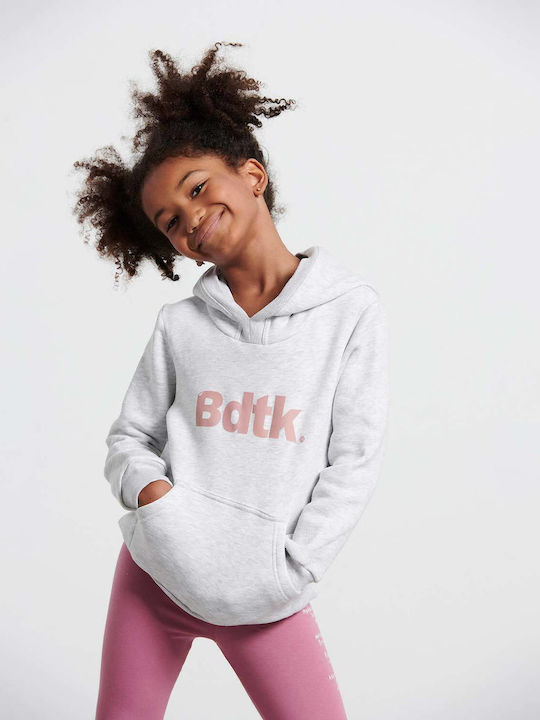 Kids Sweatshirt with Hood and Pockets Gray
